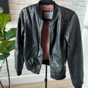 Faux Leather Jacket